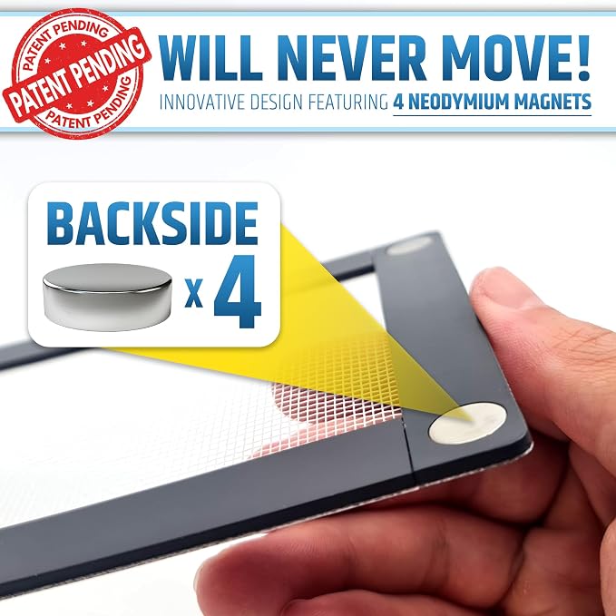 Powerful Magnetic Vent Screen Mesh Covers That Will Never Move or Fall - Image 3