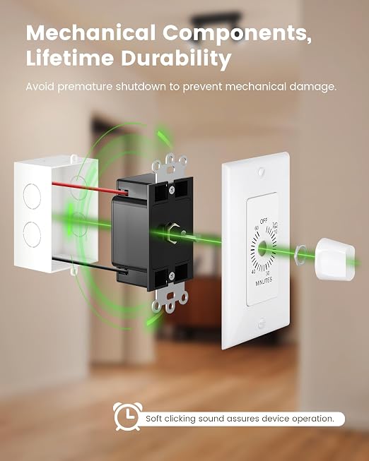 SURAIELEC 60-Minute Countdown Timer Switch - Image 3