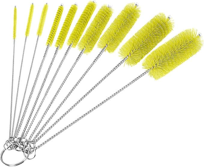 CiaraQ Bottle Cleaning Brushes, 8 Inch Nylon Tube Brush Set, Cleaner by CiaraQ