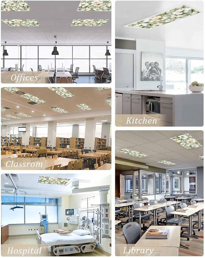 1 Pack Retro White Fluorescent Light Covers - Image 9