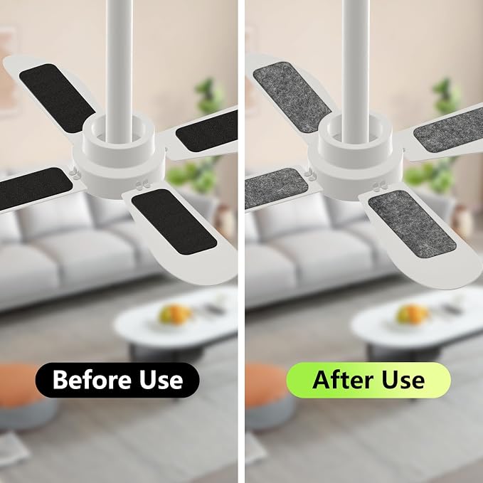 FINGUOLA 10 Pack Ceiling Fan Filters - Image 4