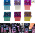 6 PCS Car Fuse Combination Kit, 1.06" x 0.47" x 0.39" 20A/25A/30A/40A/50A/60A by Flygun