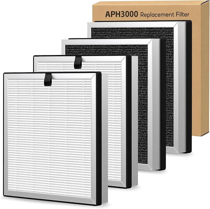 4-pack APH3000 Replacement Filter, Compatible by Unknown