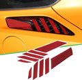 Real Carbon Fiber Car Fender Air Vent Trim Sticker by LLKUANG