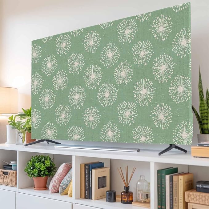 Dandelion Summer Wild Flower Indoor TV Cover, Elastic TV Screen Protector - Image 6