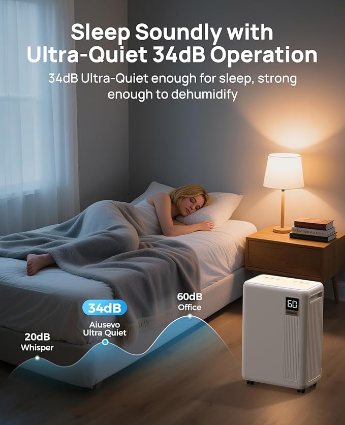 30 Pint Dehumidifier for Basement, 2500 Sq. Ft Dehumidifiers for Home - Image 7