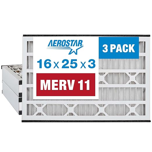 Aerostar 16x25x3 MERV 11 by AirFiltersDelivered