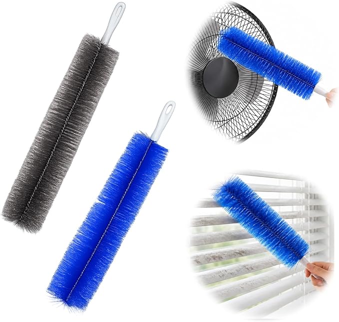 Bendable Microfiber Head, 2026 New Fan Cleaning Brush Reusable Dust Remover by Unknown