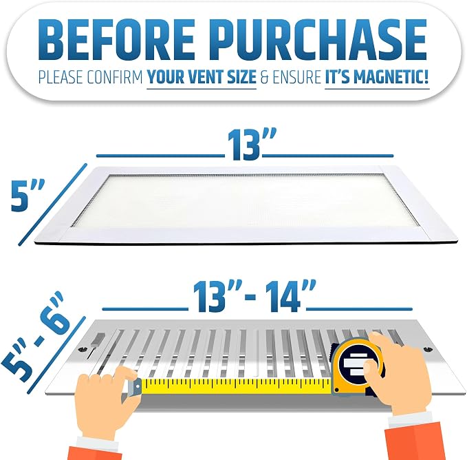 Powerful Magnetic Vent Screen Mesh Covers that Will Never Move or Fall - Image 2
