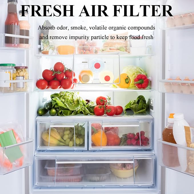 Funmit 3 Pack W10311524 AIR1 FreshFlow Air Filter and 8 Pack W10346771A Fresh - Image 8