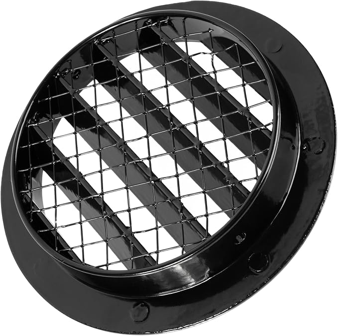 Repa Market 4 Inch Heavy-Duty Black Aluminum Alloy Gable Vent - Image 9