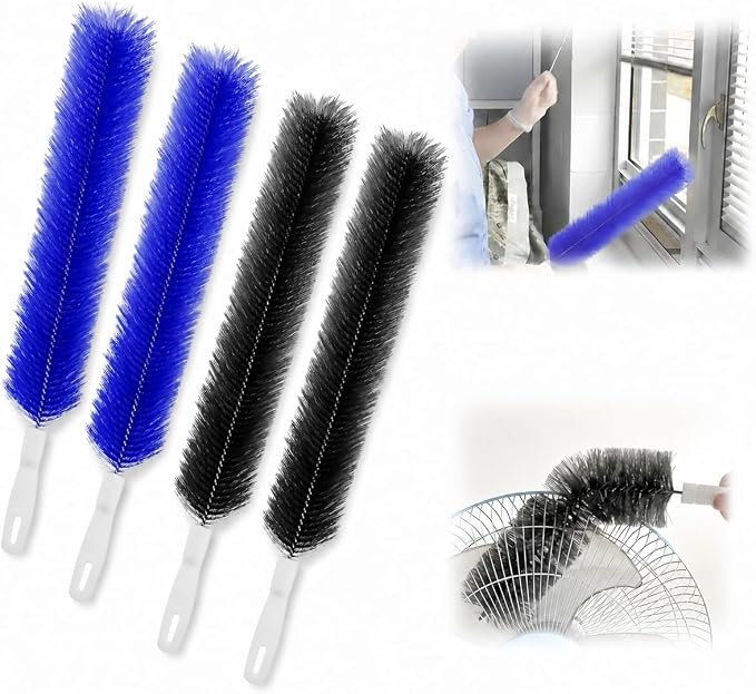 Bendable Microfiber Head, Reusable Dust Remover, Fan Cleaner Brush Washable by Unknown