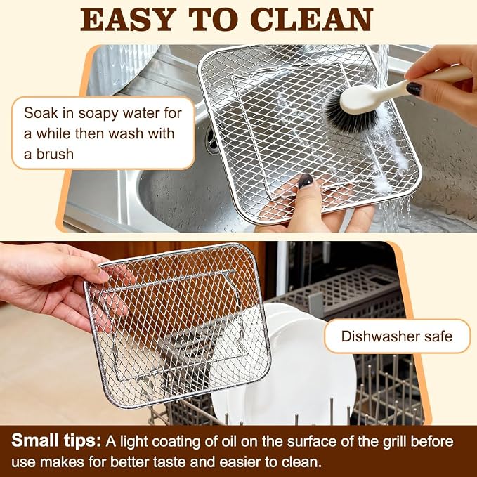 BYKITCHEN Air Fryer Rack Compatible - Image 9