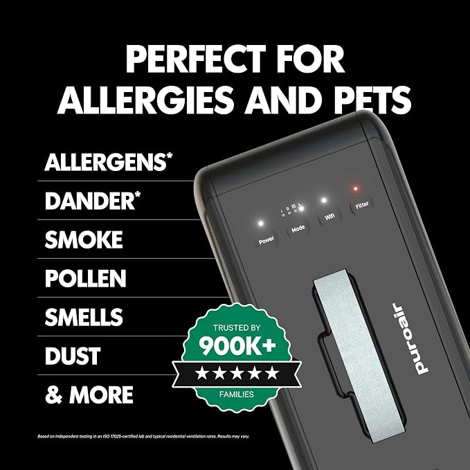 PuroAir 100i HEPA Air Purifier for Home Pets - Image 3