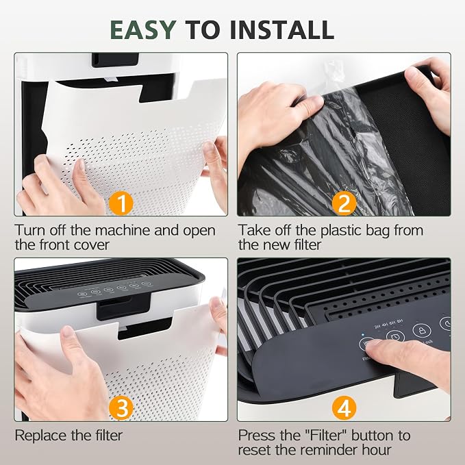 KJ190L Pet Care Washable Filter Compatible - Image 13