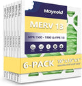 Maycold MERV 13 10x10x1 Air Filter, High-Efficiency Pleated AC & Furnace Filters by Maycold