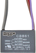 HQRP Ceiling Fan Capacitor CBB61 4.5uf+6uf+6uf 5-Wire by HQRP