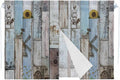 Blue Grey Wooden Magnetic Double Layer Car Window Shades, Side Window Curtains by Unknown