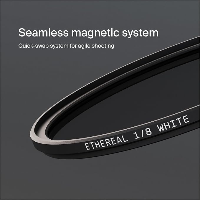 Urth 77mm Magnetic Ethereal White Mist ⅛ Diffusion Lens Filter — Cinematic - Image 4