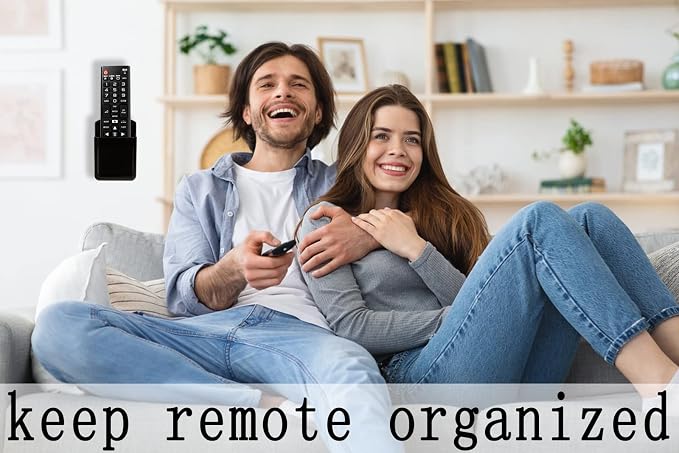 Pack of 4 Self Adhesive TV Air Conditioner Remote Control Holder Wall Mount - Image 4