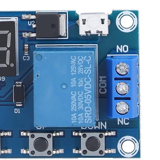 Timer Relay Module with One Way Trigger Cycle and Timing Delay Switch, - Image 2