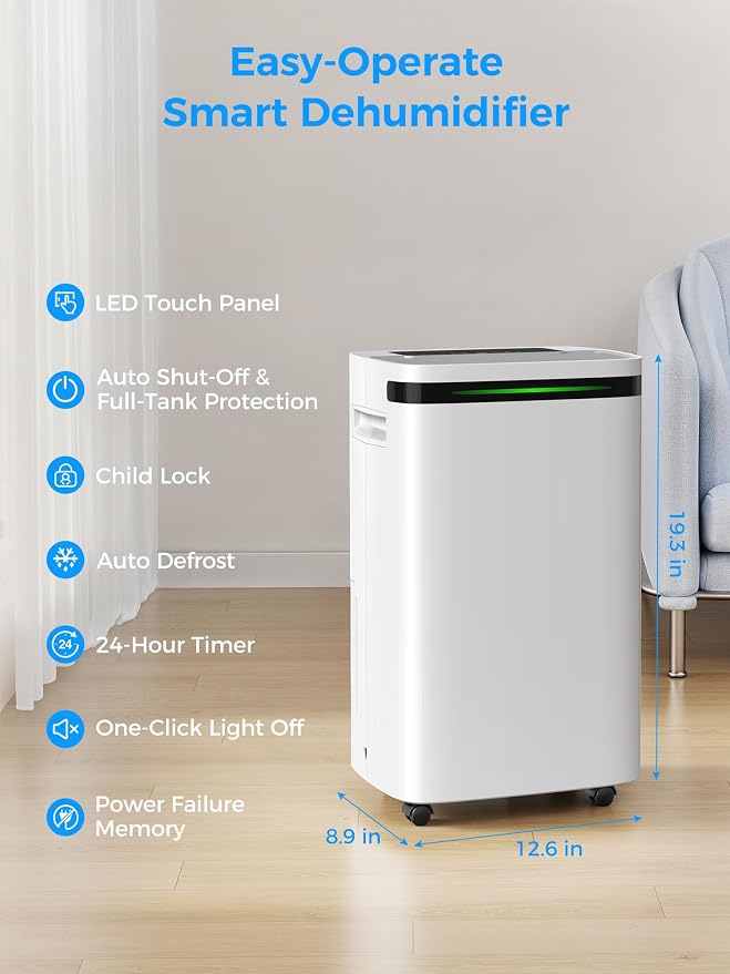 VEAGASO 4000 sq.ft Dehumidifiers - Image 3