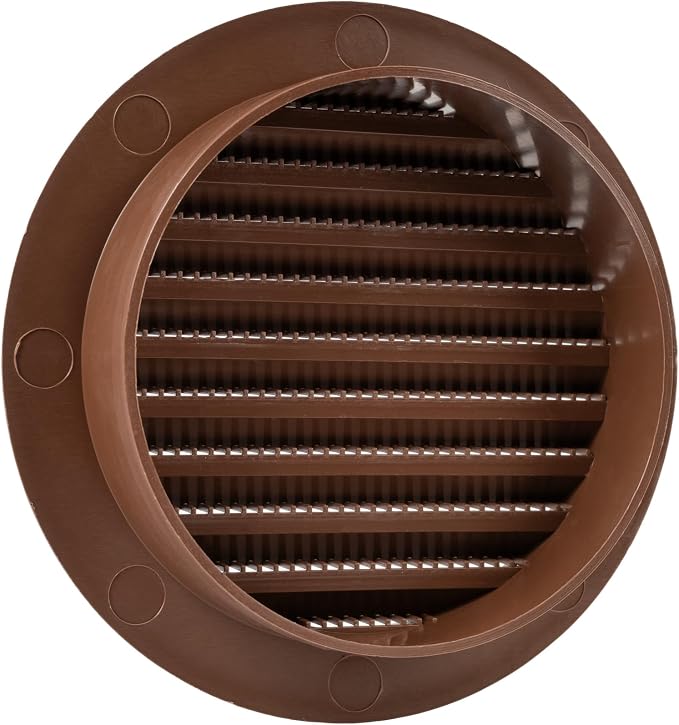 Vent Systems 4'' Inch Brown Pack of 5 Soffit Vent Covers - Image 6
