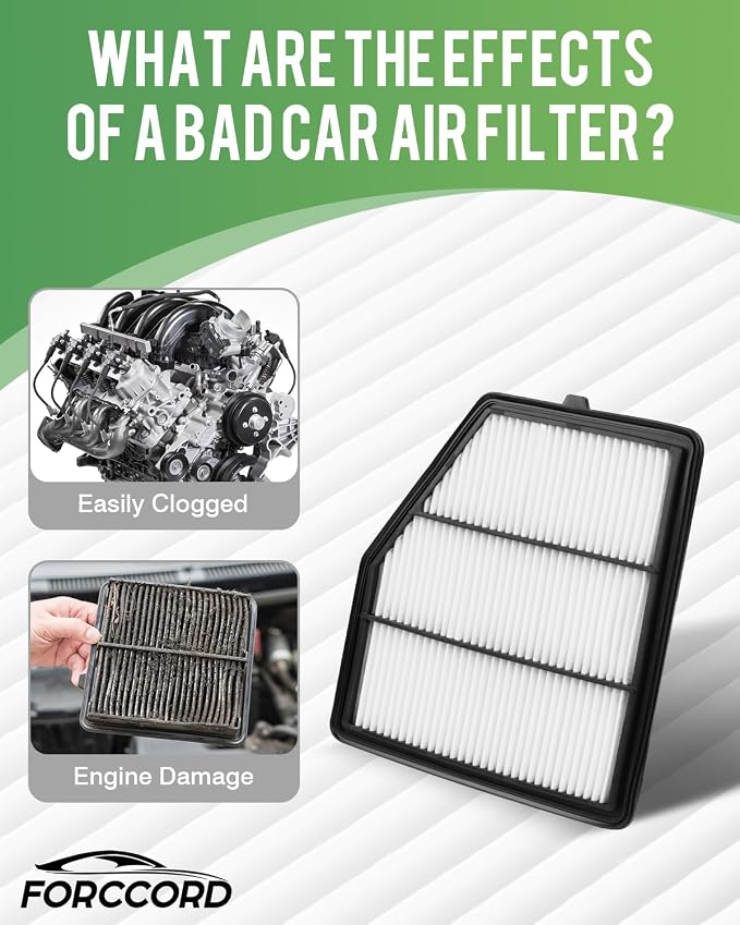 2-Pack Engine Air Filter Fits for Nissan Altima 2.5L ENGINE ONLY 2019-2025 - Image 3