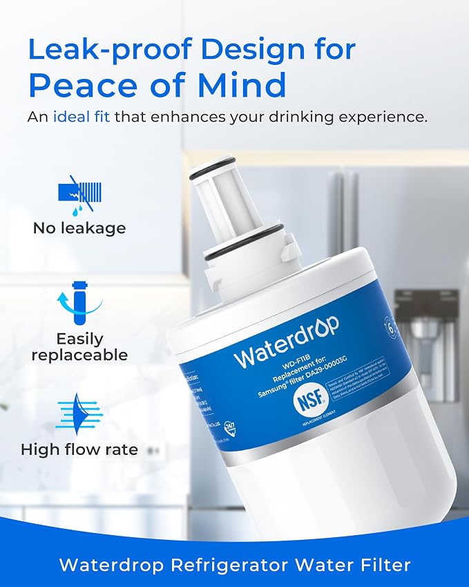 Waterdrop DA29-00003G Refrigerator Water Filter, Replacement - Image 3