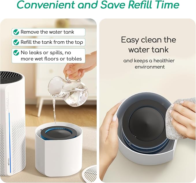 Afloia 2-in-1 Air Purifier & Humidifier Combo, Advanced 3-Stage Filtration - Image 7