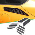 Real Carbon Fiber Car Fender Air Vent Trim Sticker by LLKUANG