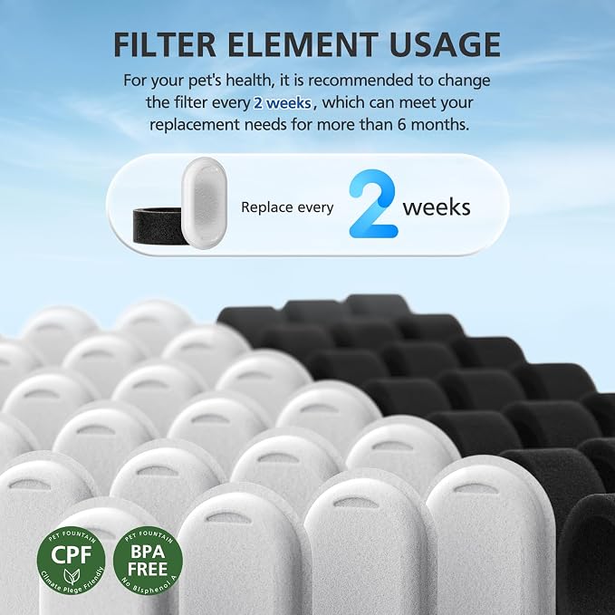 32 Pack Cat Water Fountain Filters - Image 6