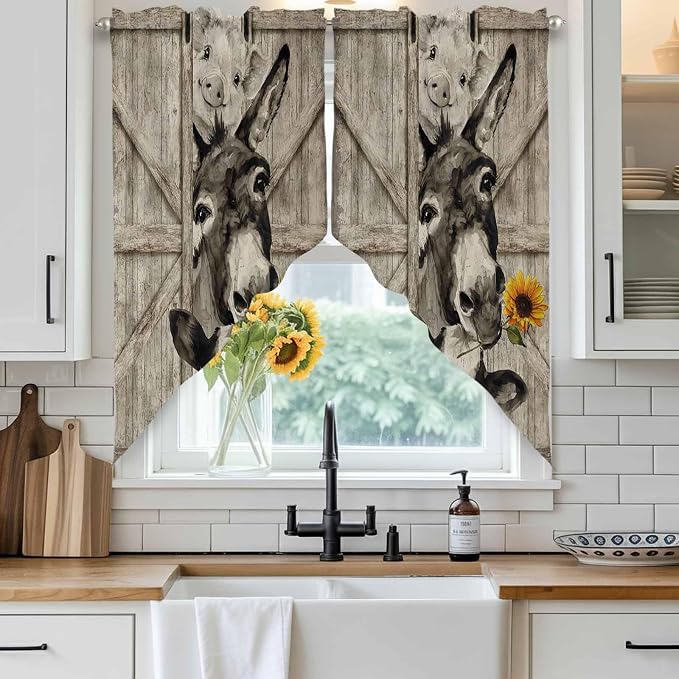 Funny Farm Animals Swag Valances - Image 2