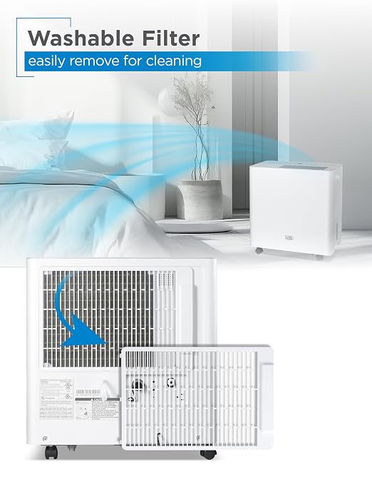 BLACK+DECKER 50-Pint Portable Dehumidifier, Dehumidifier - Image 7