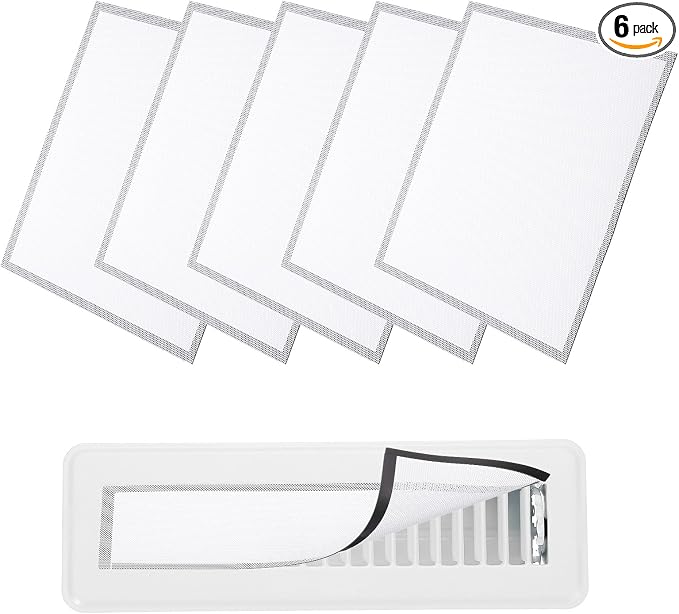 YOKIVE 6 Pcs Magnetic Floor Vent Covers, Floor Register Cover PVC Mesh Air Vent by YOKIVE