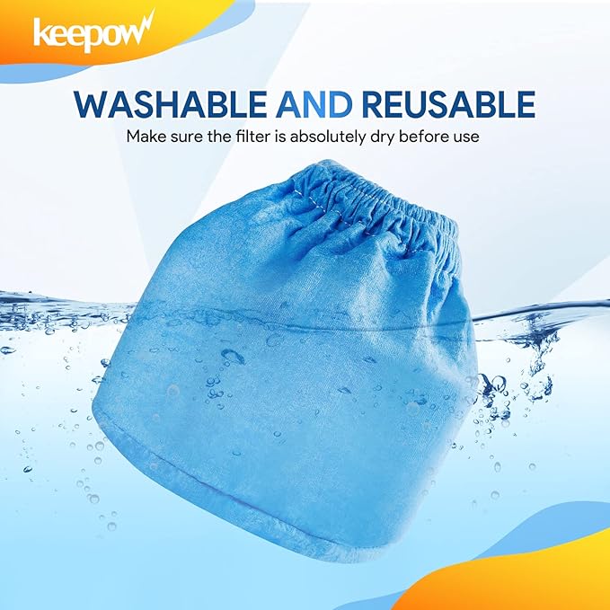 KEEPOW 10 Pack VRC2 Cloth Filter Compatible - Image 4