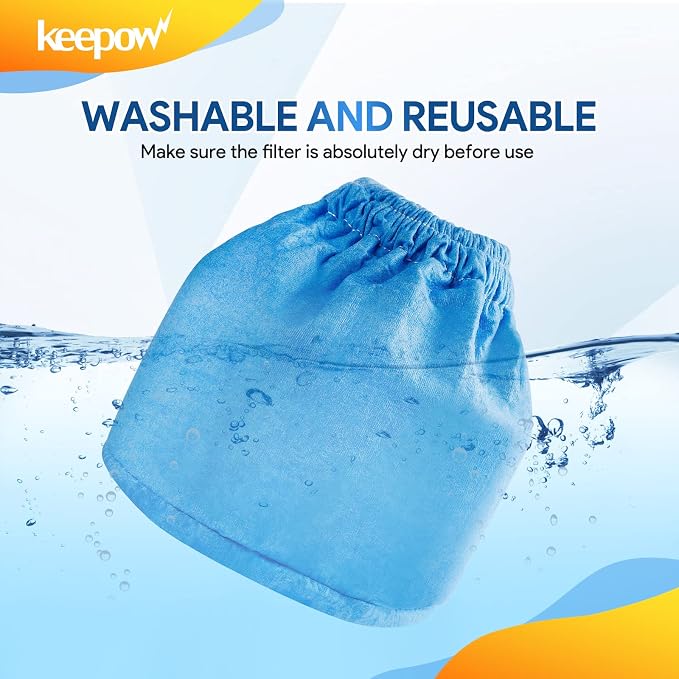 KEEPOW 1.5–3.2 Gallon Cloth Filter Compatible - Image 4
