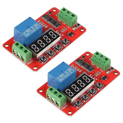 2pcs DC 12V FRM01 Timer Delay Relay Module Multifunction Infinite Loop Timing by Coliao