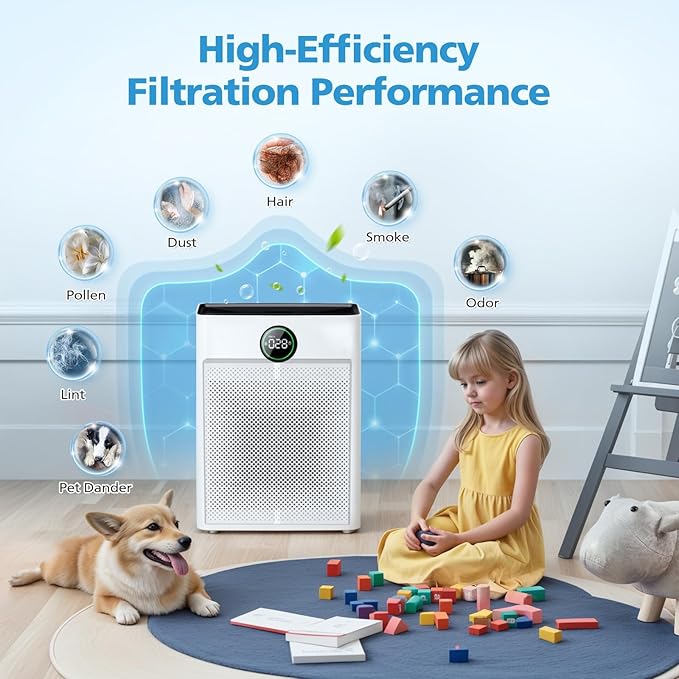2 Pack PR1 Replacement Filter for Mooka Mode PR1 Air Purifier, H13 True HEPA - Image 4