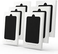 6 Pack Upgrade Refrigerator Air Filter Replacement Compatible by FinestHomeDecor