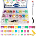 Car Fuses Assortment Kit with Fuse Puller and Circuit Tester by Eoppen