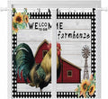 Farmhouse Rooster Living Room Curtains 84 Inch Length, Window Curtains Tab Top by Unknown
