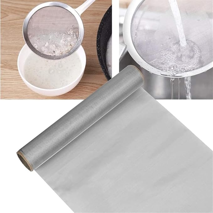 Stainless Steel Wire Cloth Mesh 250 Mesh, Fine Woven Screen Fabric, Cuttable - Image 4