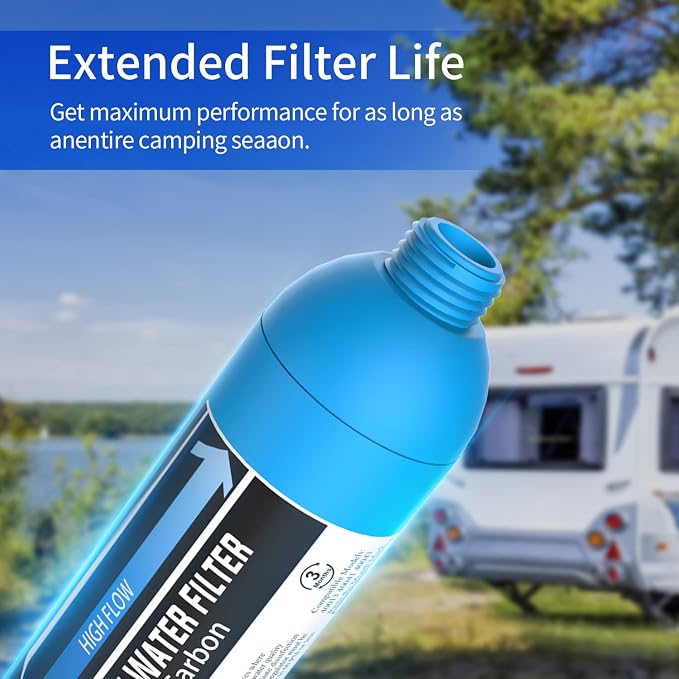 Lifefilter RV Inline Marine Water Filter, Bad Taste&Odor - Image 5