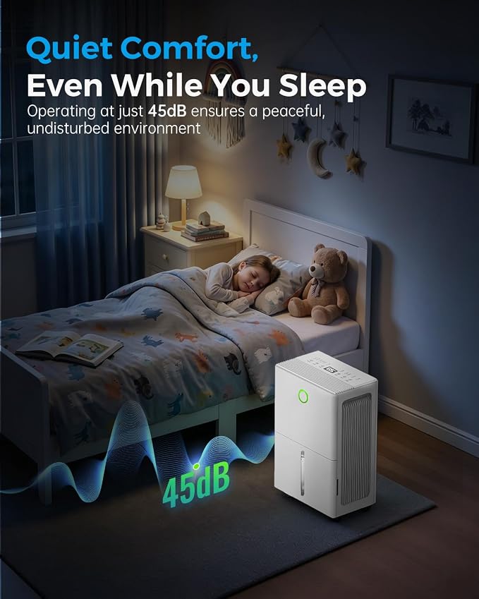 Dehumidifier for Basement with Drain Hose, Dehumidifiers for Home | 30 Pint - Image 6