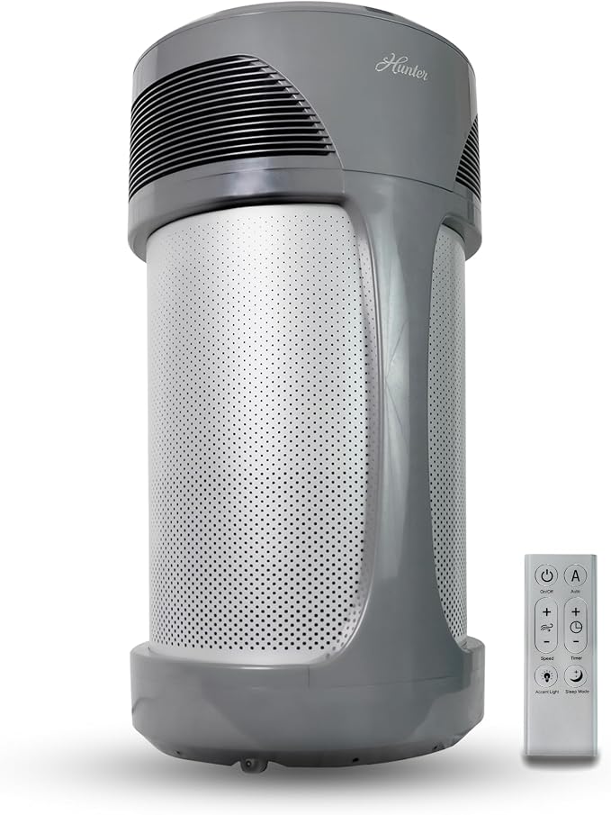 Hunter HP980 Air Purifiers for Home Large Room and Bedroom. Industrial Strength by HunterFanCompany