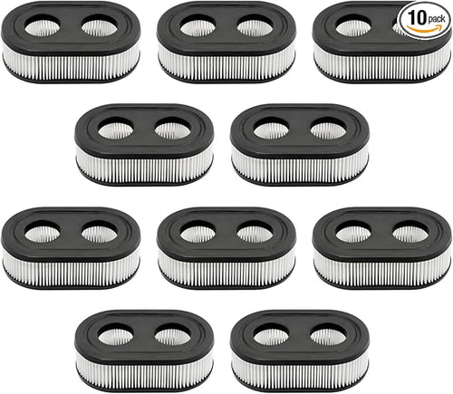10 Pack 593260 Lawn Mower Air Filter 798452 334404 Replacement, Fit by HeptaFiltra