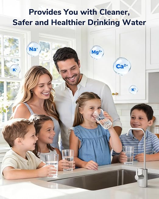 Ecoviva 1000GPD UnderSink Reverse Osmosis System, German Design, NSF/ANSI 58 61 - Image 9