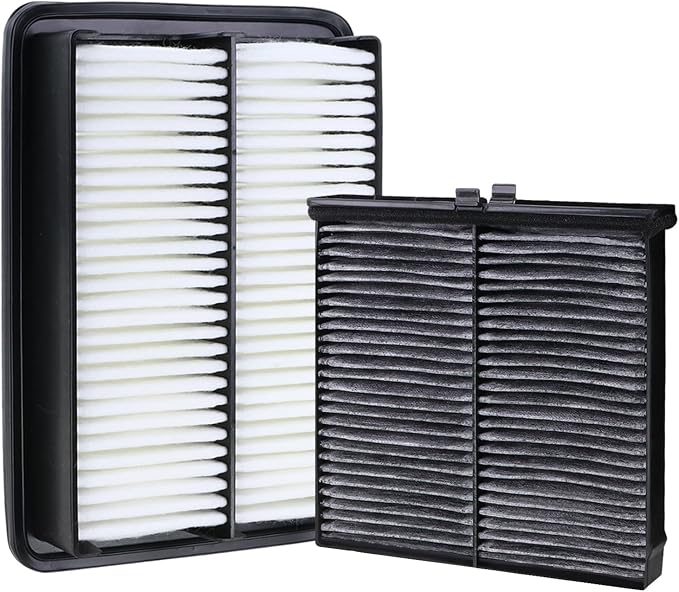 PAJ8-13-3A0A Engine Air Filter and BDGF-61-J6X Cabin Air Filter kit Compatible by Unknown