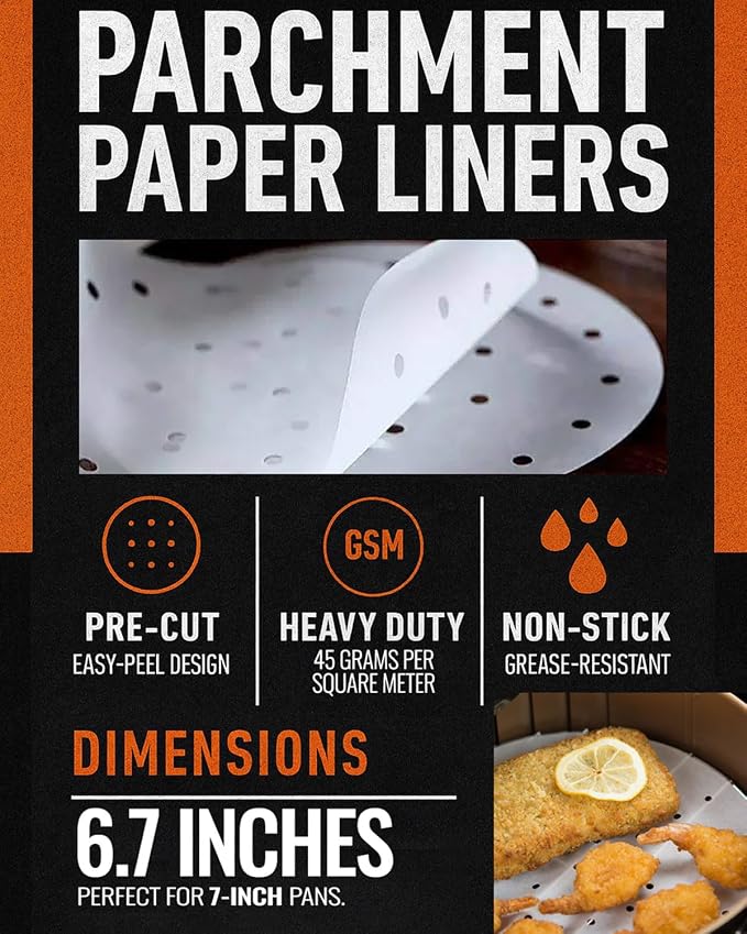 6.7 inch Parchment Paper Rounds, Round Sheets - Image 3